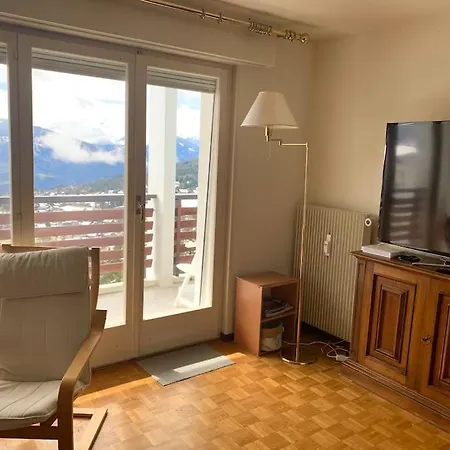 Grand 4,5 Pieces Renove Et Lumineux Lägenhet Crans-Montana